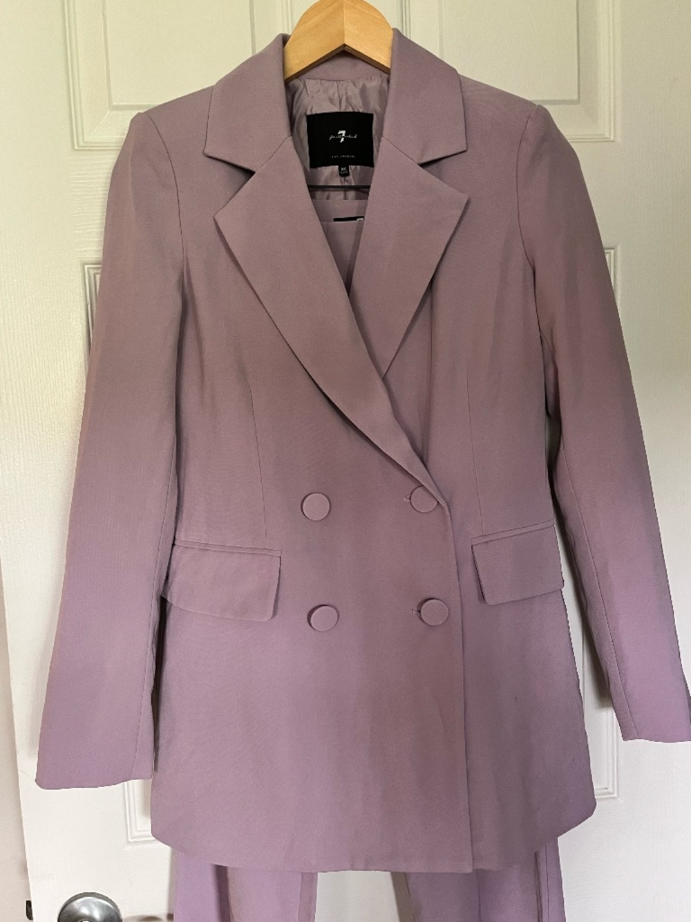 7 For All Mankind Purple suit